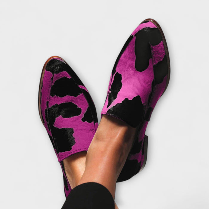 Paloma™ | Mokassins met Koeienpatroon