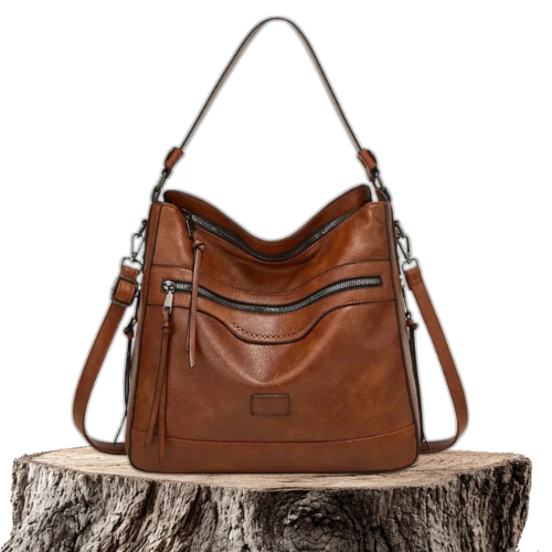 Elizabeth™ | Vintage Vegan Leren Tas