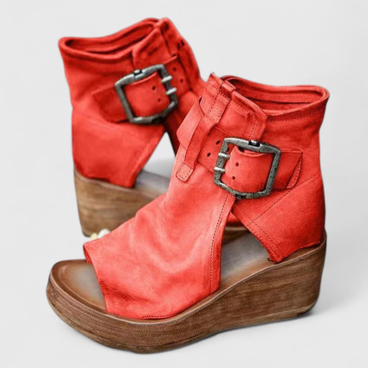 Karline - Klassieke Wedge-Sandalen