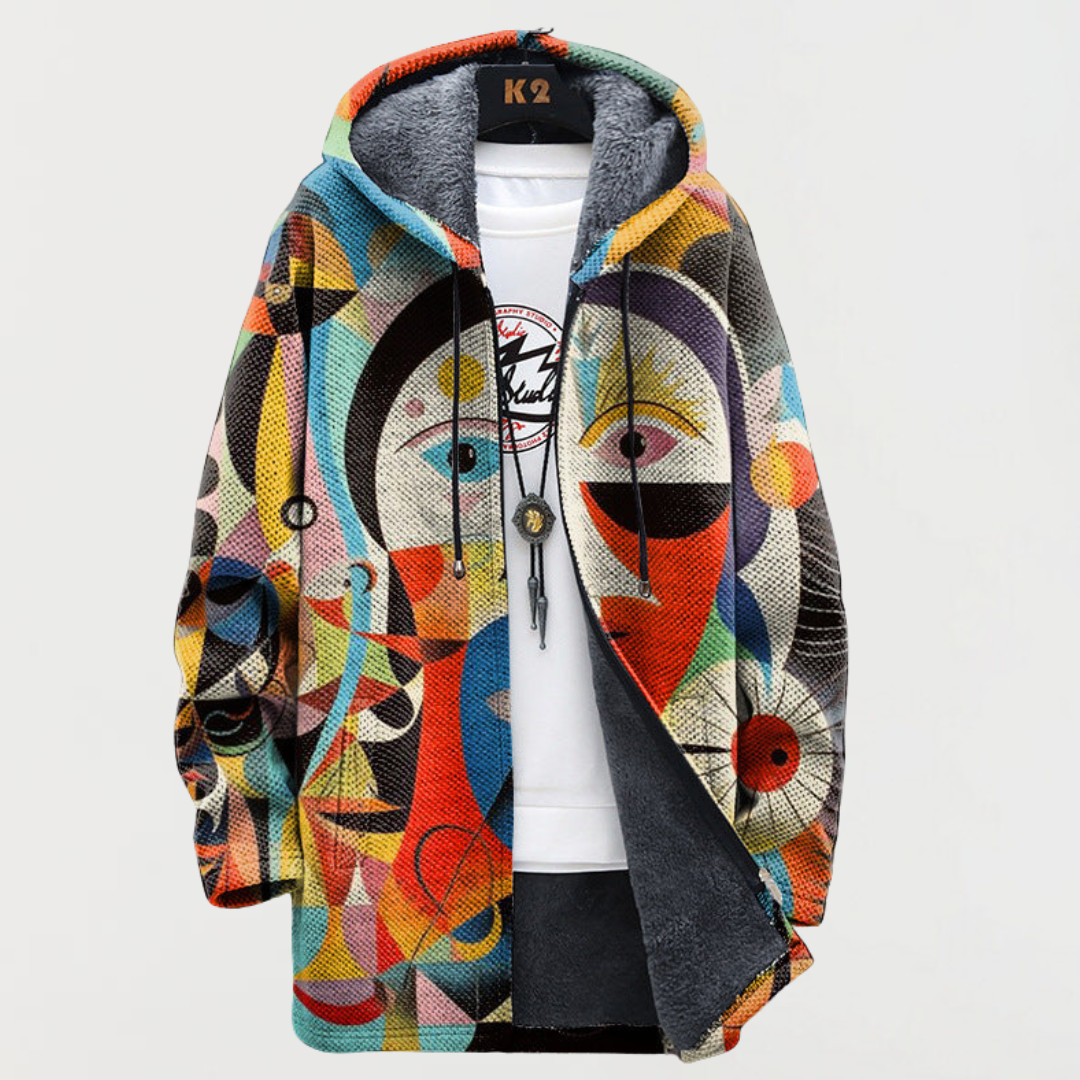 Bettina™ | Hoodie met kunstlijnen