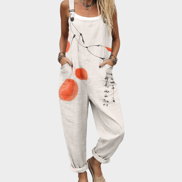 Dungaree met stippen Oranje