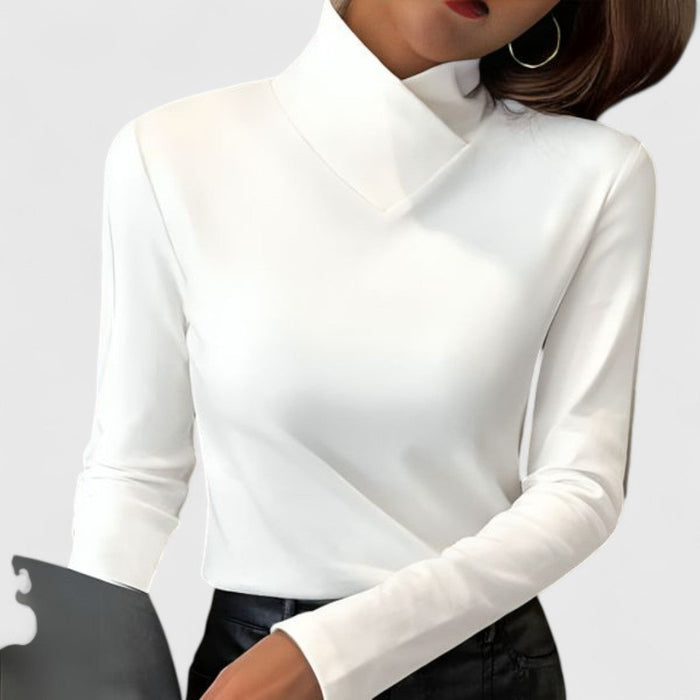 Clair | Elegante Trui met Staande Kraag