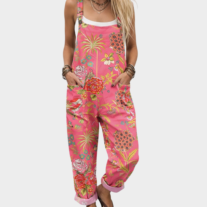 Tropische Dungaree Koraalroze