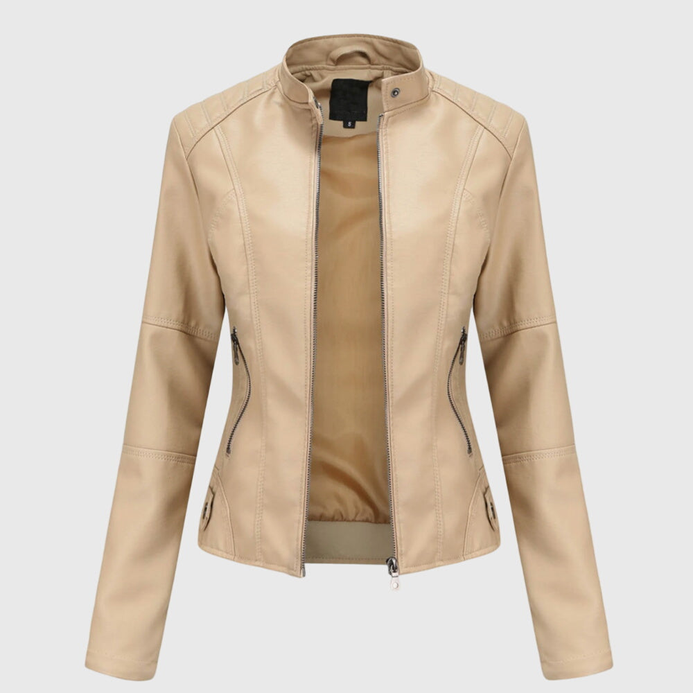 Giorgina™ - Elegante Leren Jas voor Vrouwen