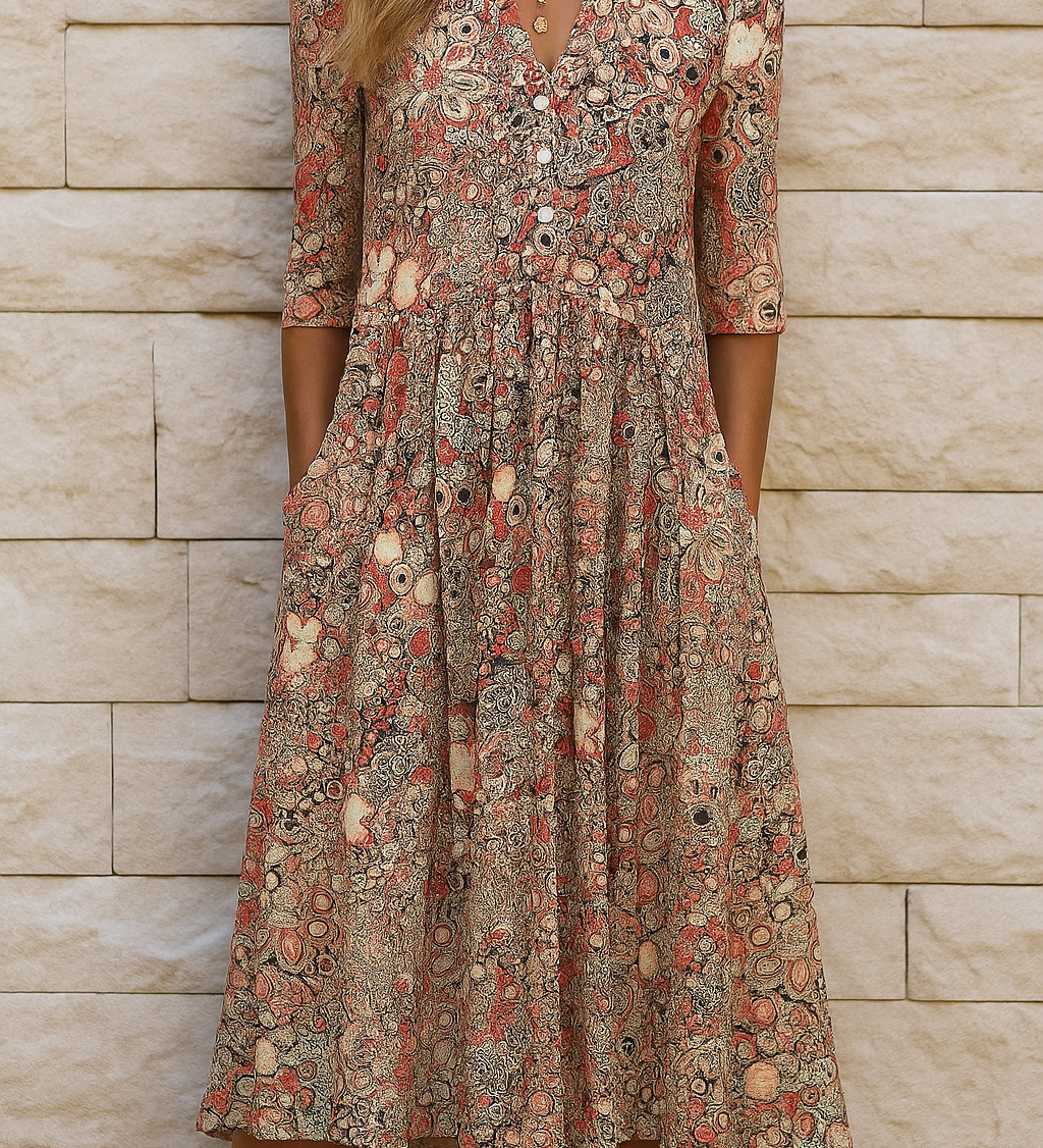 Harlow | Elegante jurk met V-hals