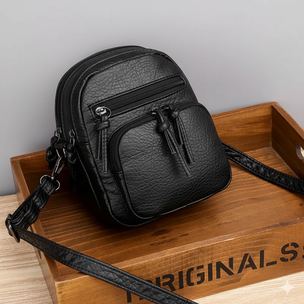 Sara™ | Tas Vegan Leer Eenvoud