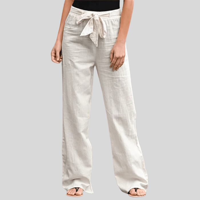 Joleen - Dames Vrijetijdspants met Koord en Elastische Tailleband