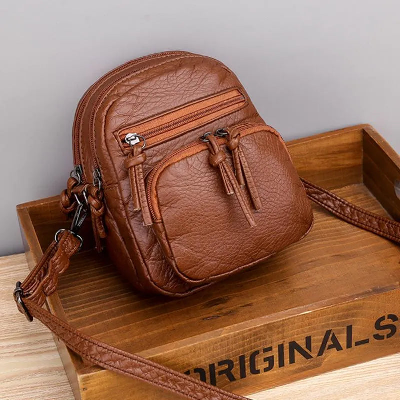 Sara™ | Tas Vegan Leer Eenvoud