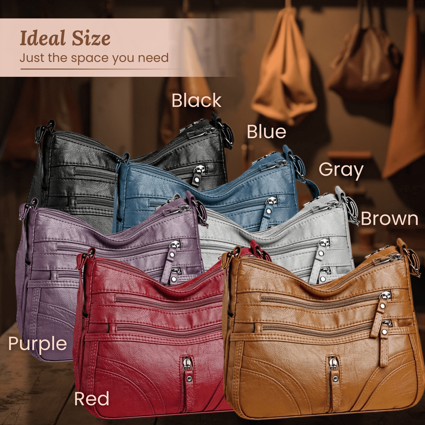 Emanuela's Multi-Pocket | Schoudertas