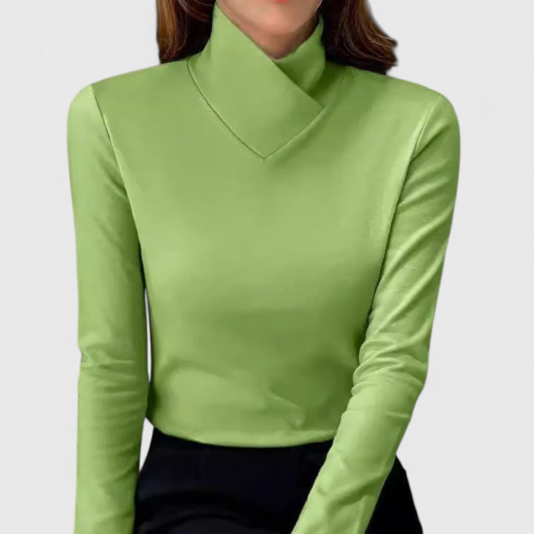 Clair | Elegante Trui met Staande Kraag
