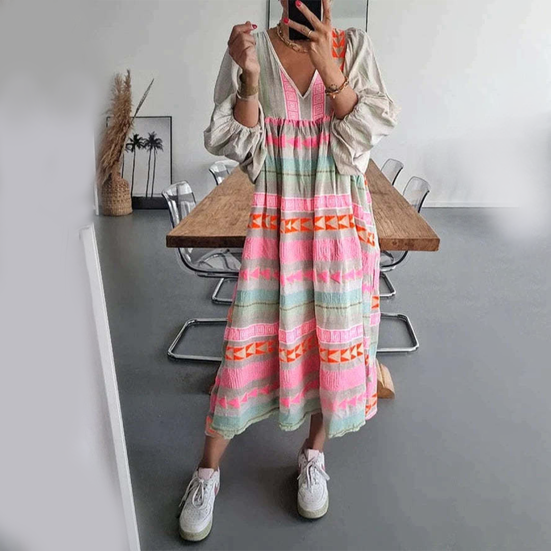Jessenia - Comfortabele Boho-jurk