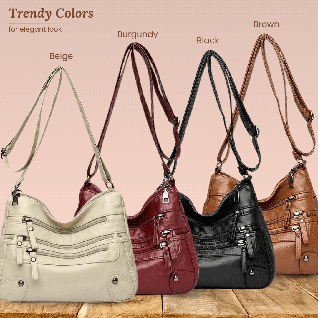 Rosalia’s Multi-Zip Draagtas | Schoudertas