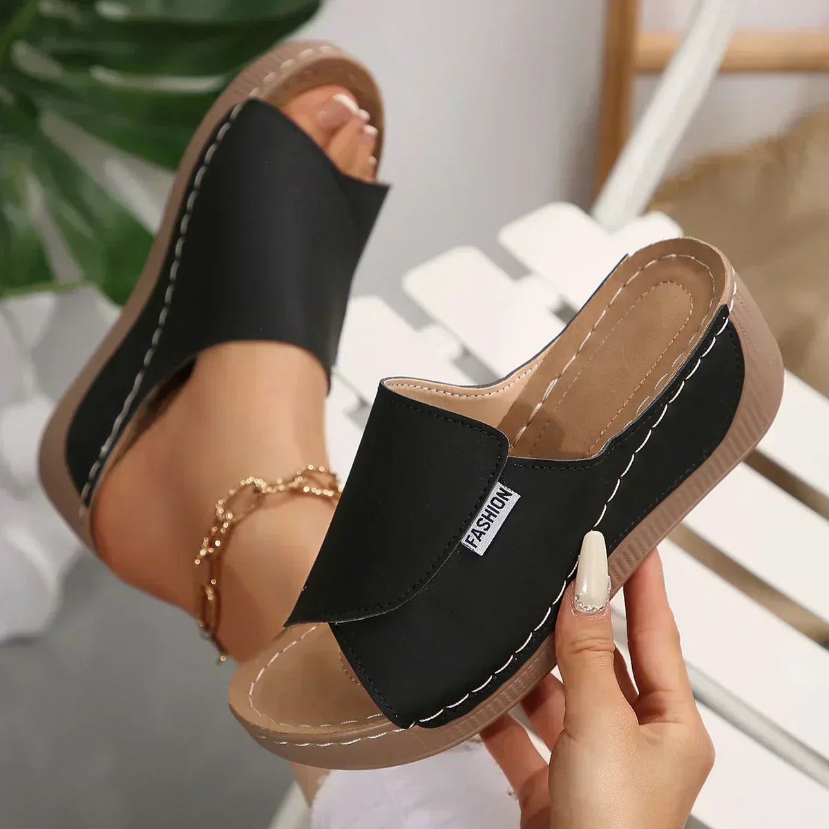 Rumi - Orthopedische Wedge-Sandalen