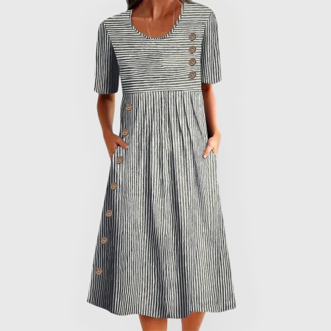 JARNA | MIDI-LENGTE RINGELKLEID