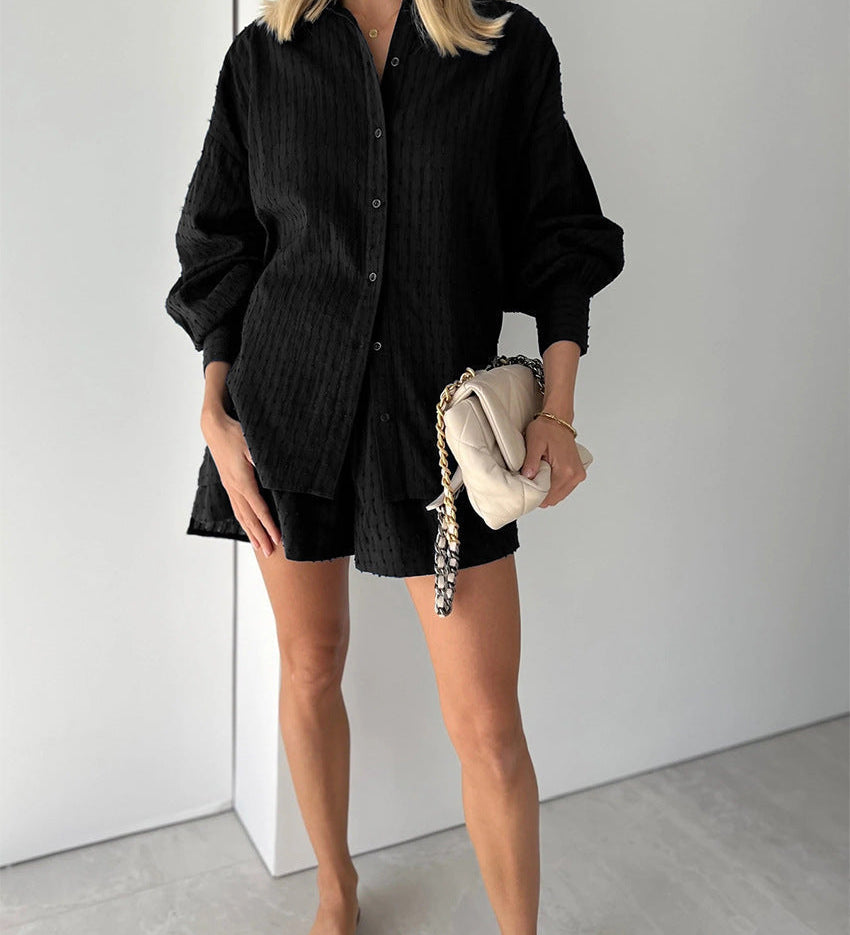 Elizabeth - Lichtgewicht Hemd- en Shorts-Set