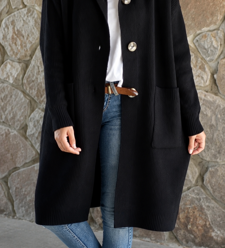 Simone | Lange Trui met Capuchon