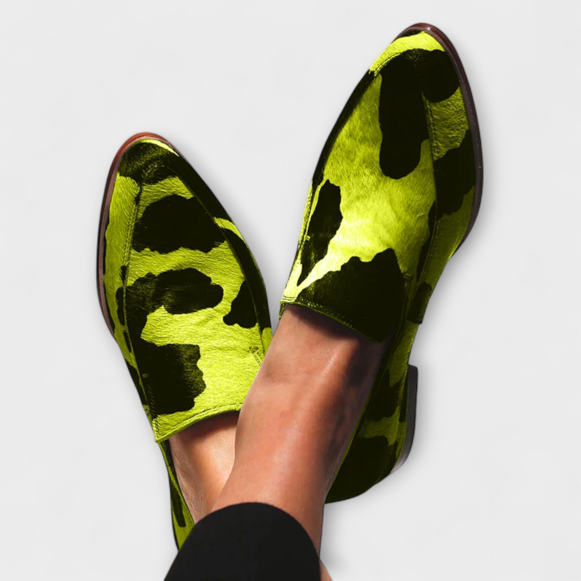 Paloma™ | Mokassins met Koeienpatroon