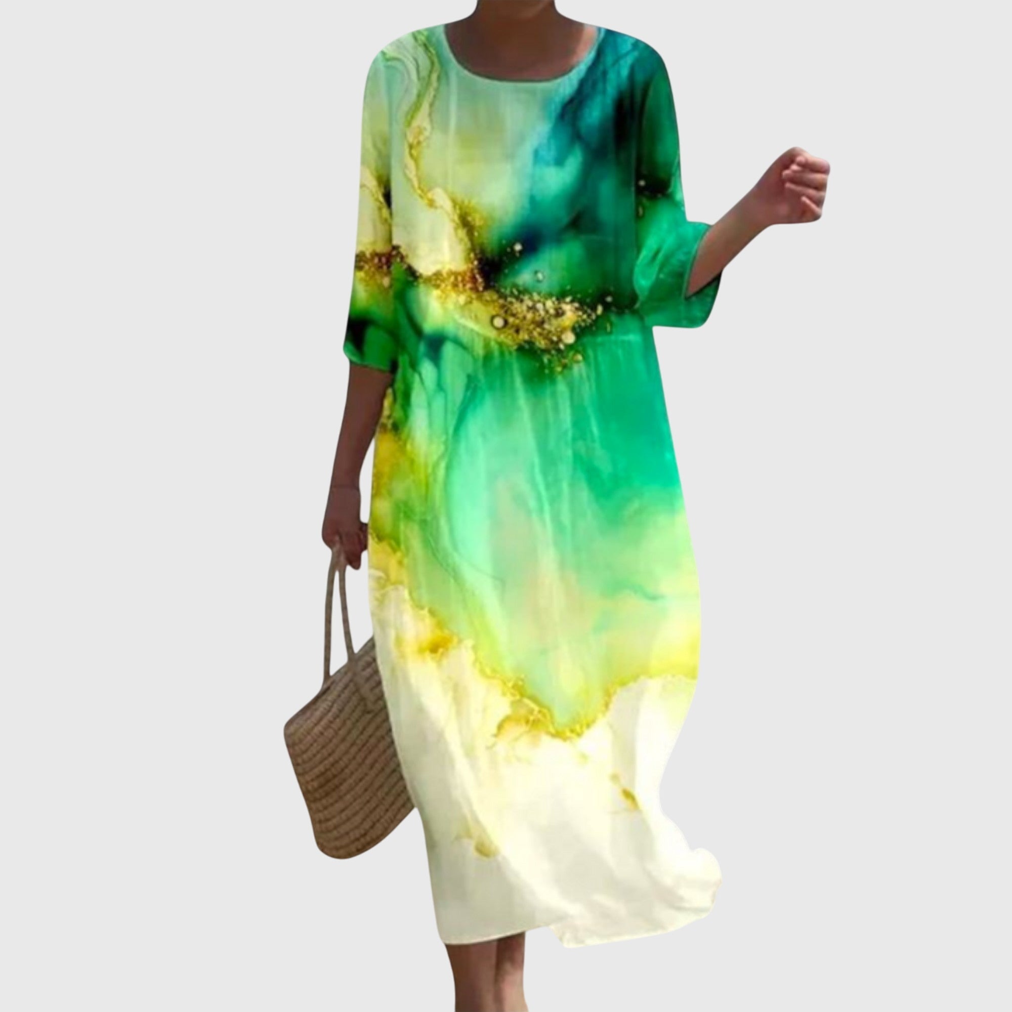 Hayley™ | Elegante Maxi Bloemenjurk