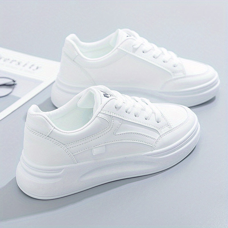 Stijlvolle witte sneakers met licht comfort