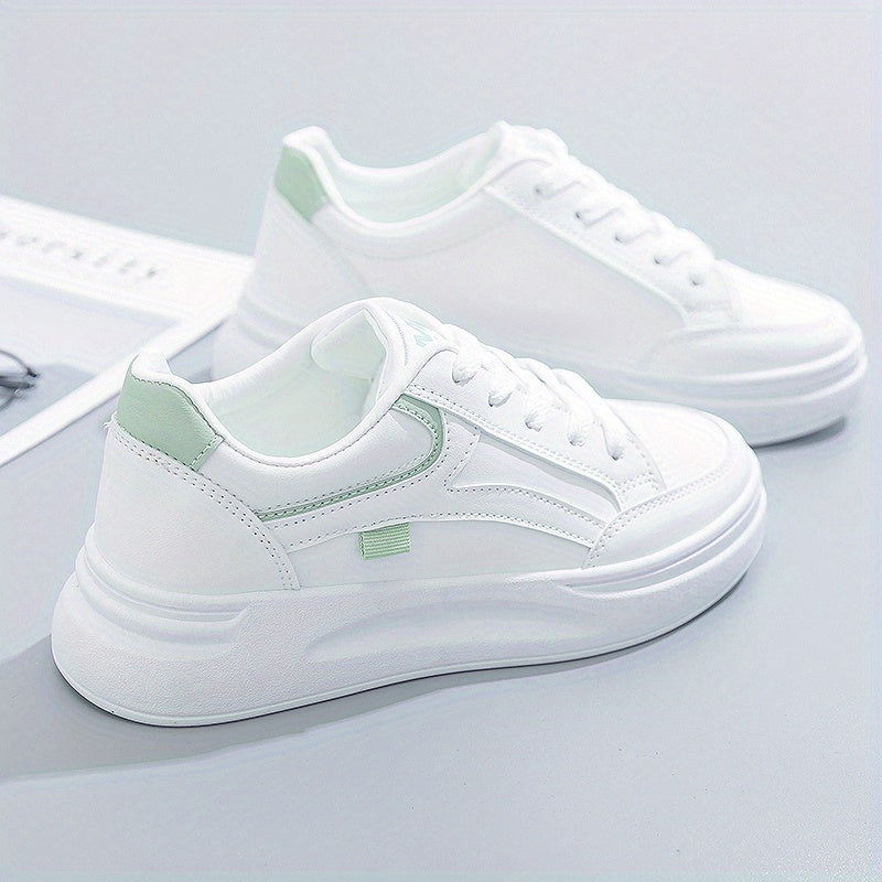 Stijlvolle witte sneakers met licht comfort
