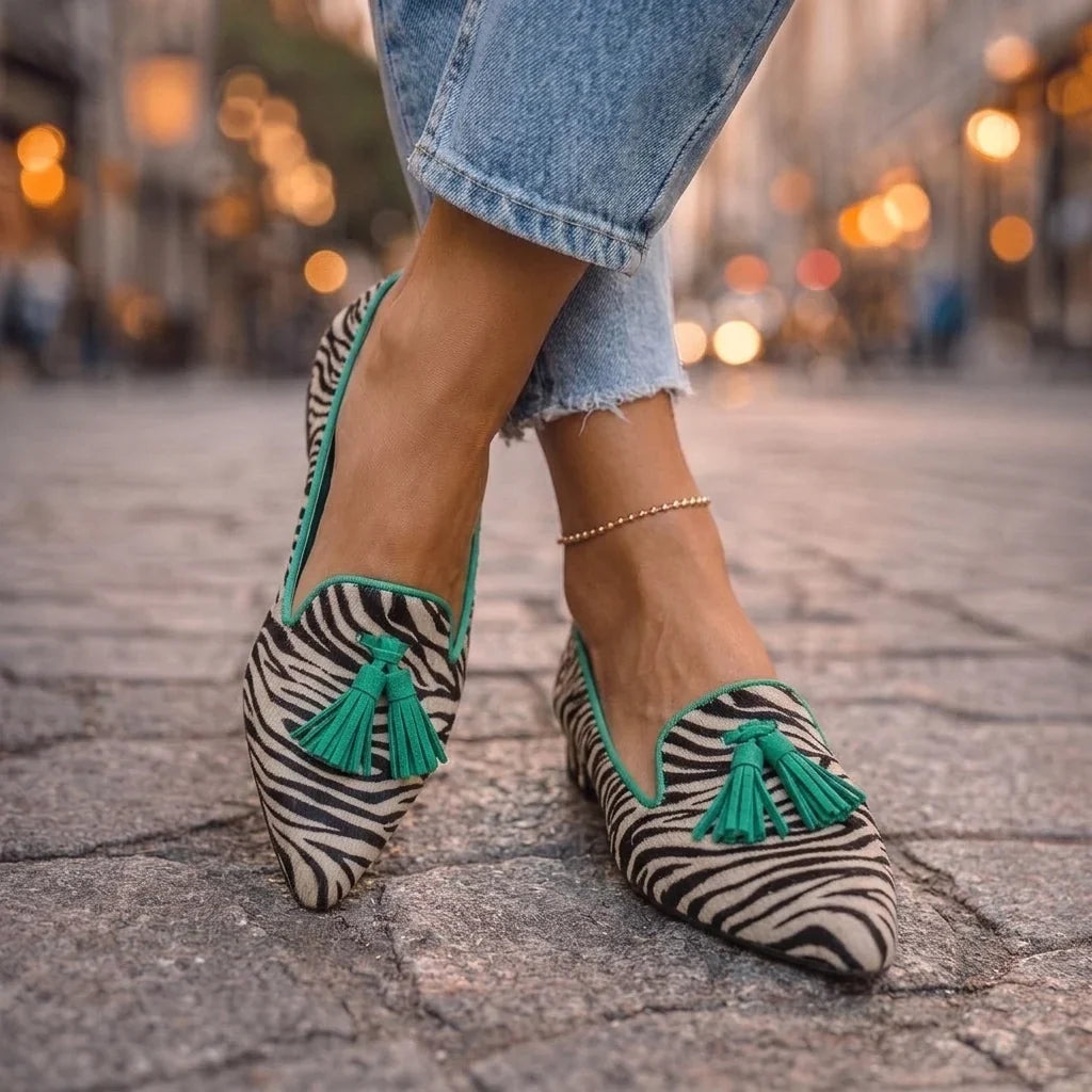 Livia Ballerina's met Luipaardprint