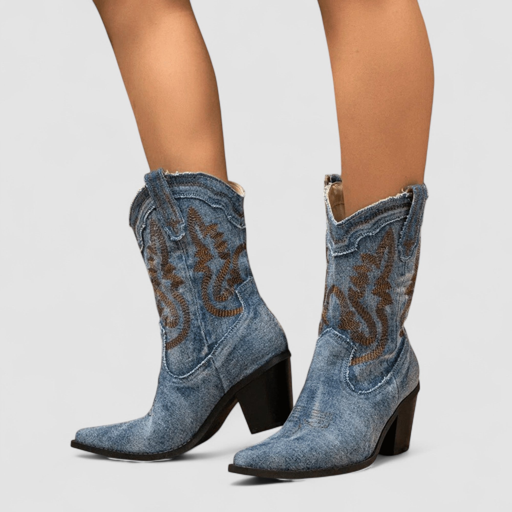 Amélie | Orthopedische Denim Enkellaarsjes
