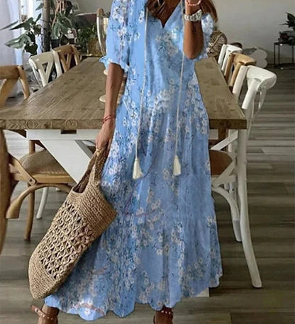 Michaela - Boho Jurk met Buikbedekking