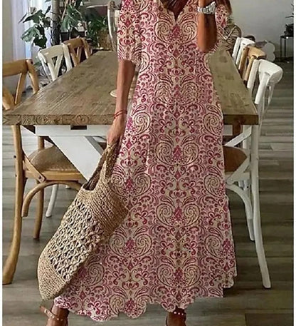 Michaela - Boho Jurk met Buikbedekking