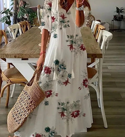 Michaela - Boho Jurk met Buikbedekking